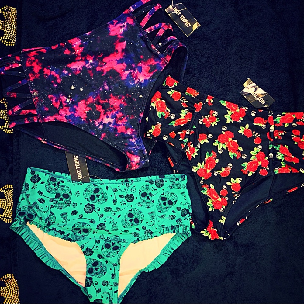 High Waisted Bikini Bottoms